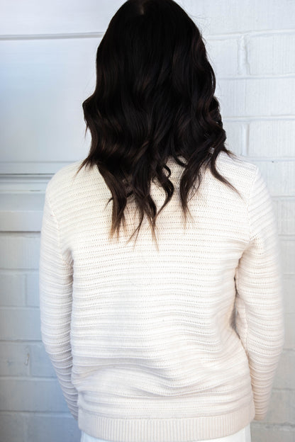  Rae Pointelle Knitted Jacket, Oat | Sanctuary