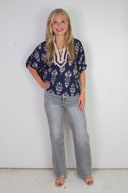  Remi High Rise Full Length Jeans, Heavenly