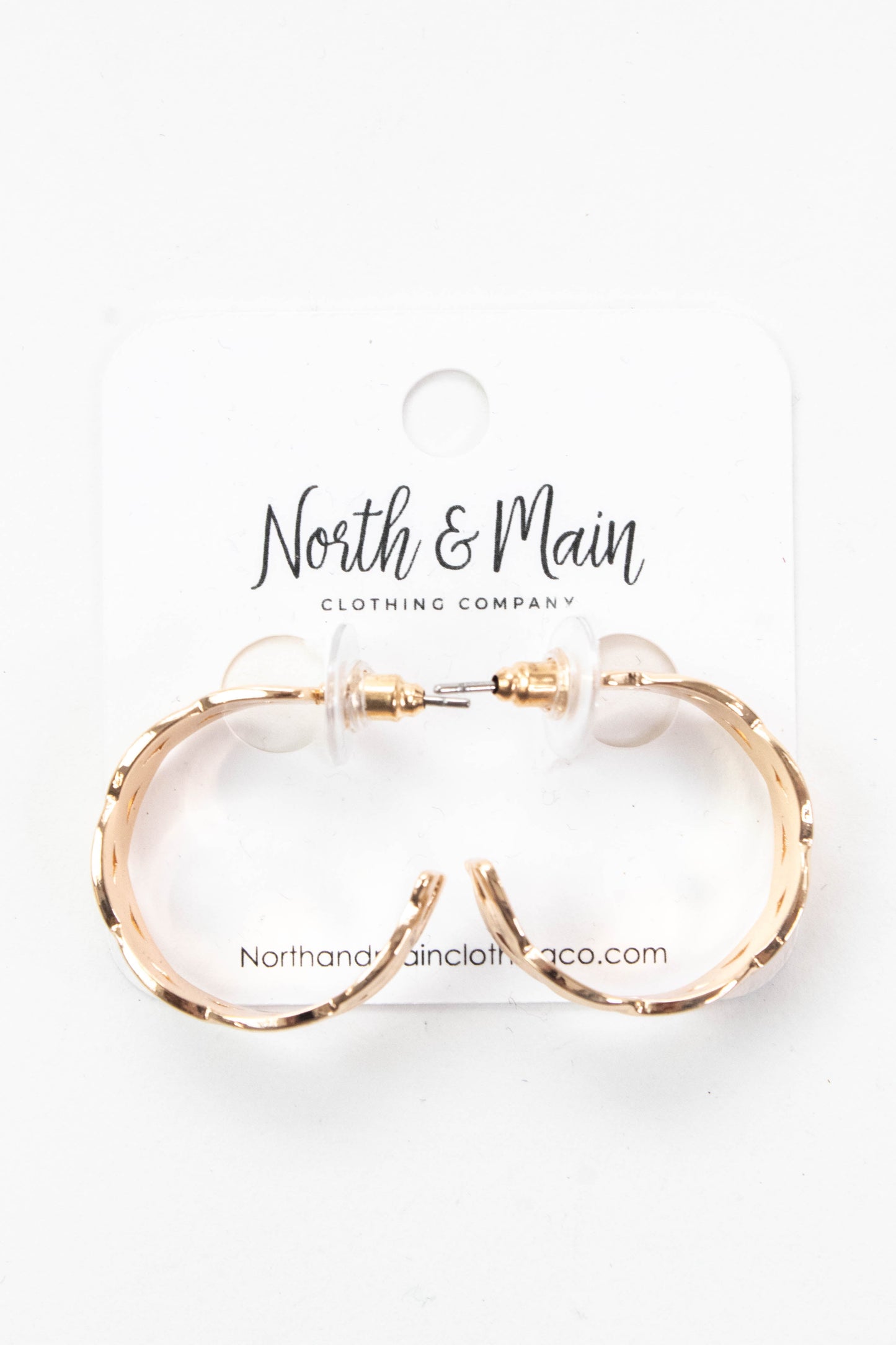  Marigold Woven Hoop Earring, Gold