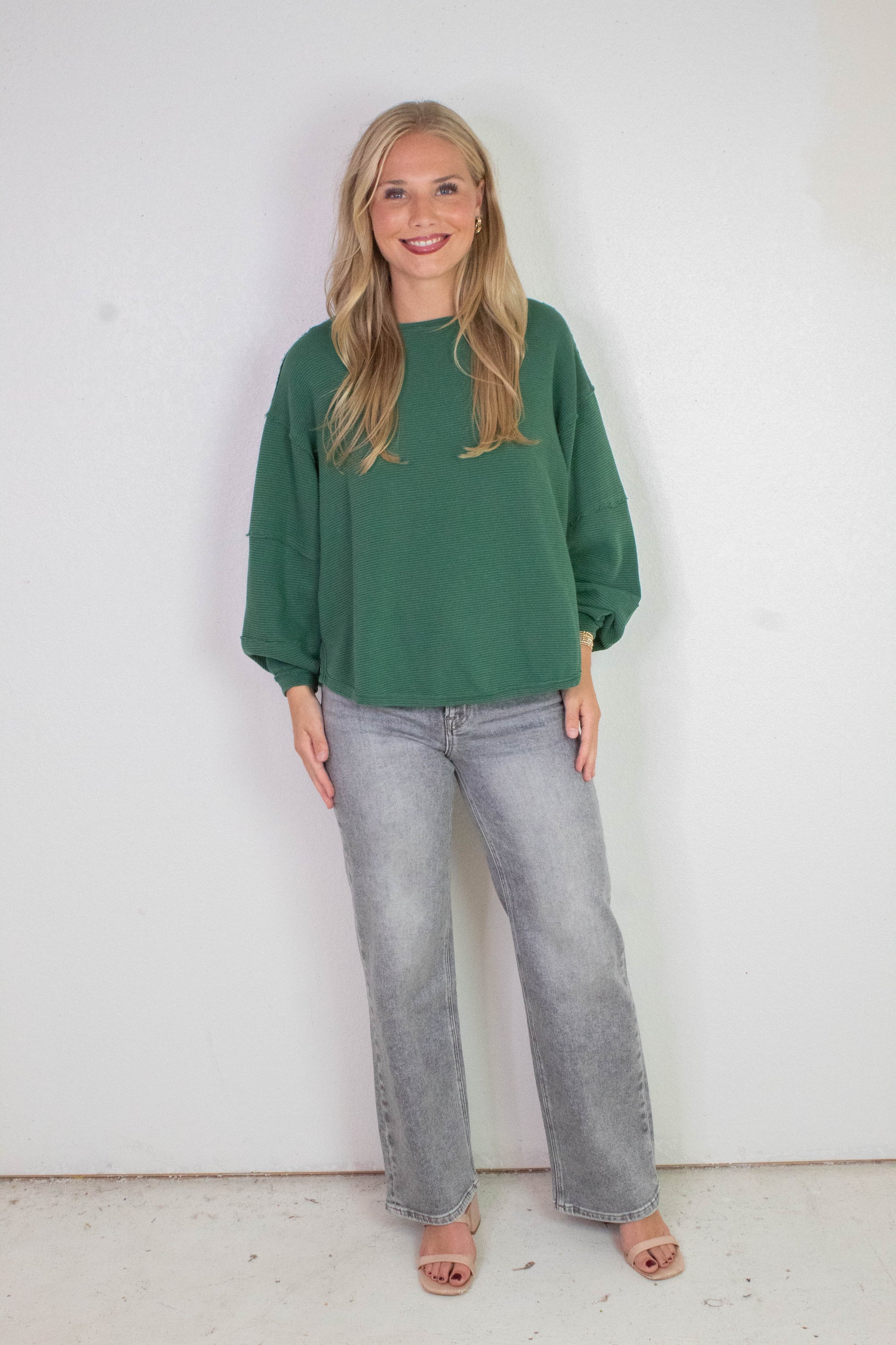  Remi High Rise Full Length Jeans, Heavenly