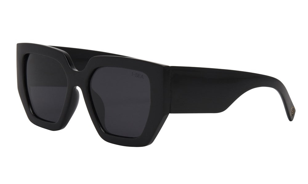  Olivia Polarized Sunglasses, Black/Smoke | I-SEA