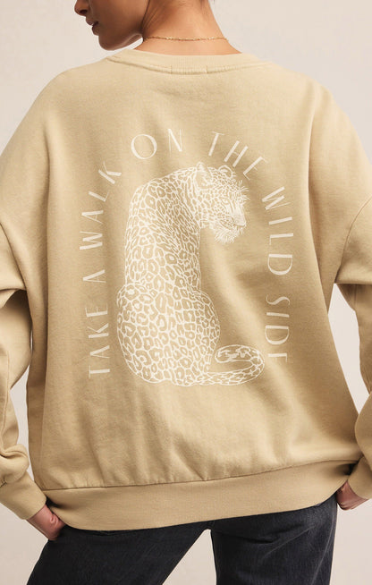  Wild Side Sweatshirt, Washed Gold | Z Supply