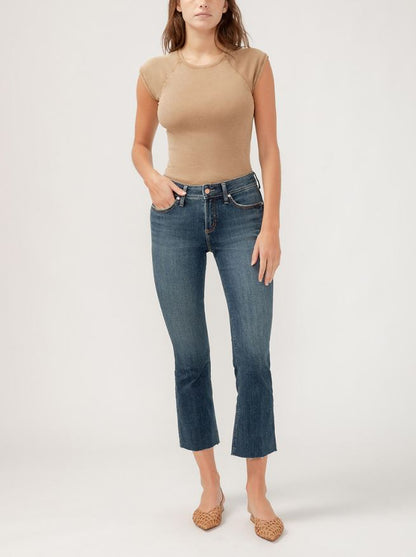  Suki Kick Flare Jean, Indigo | Silver Jeans Co