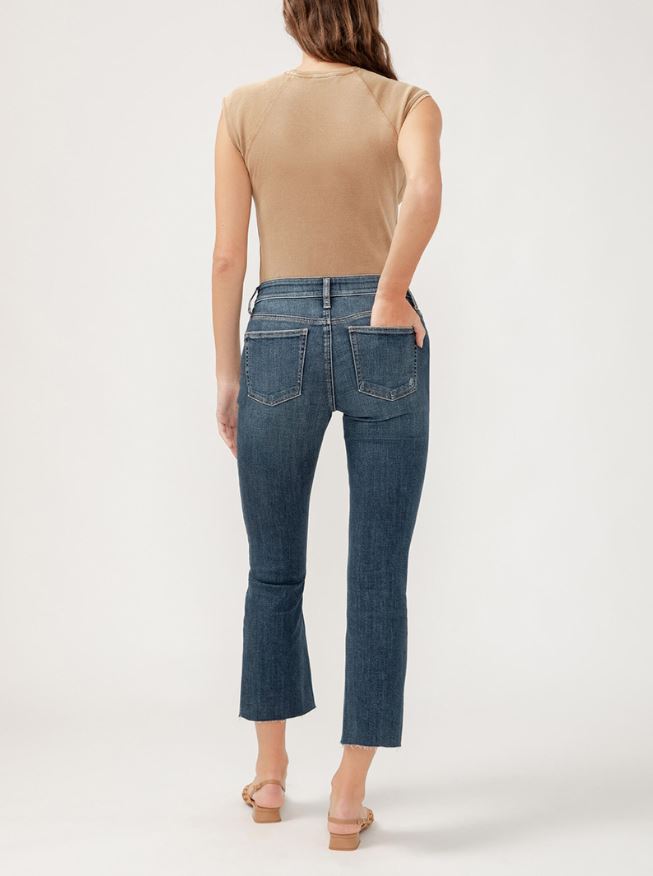  Suki Kick Flare Jean, Indigo | Silver Jeans Co