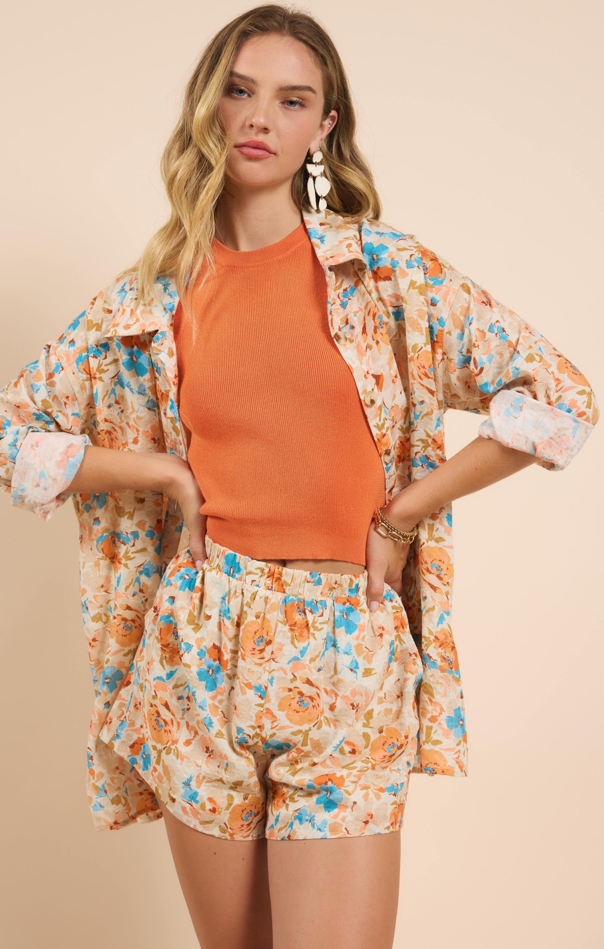  Sonoma Button Up Shirt, Multi | Sadie & Sage