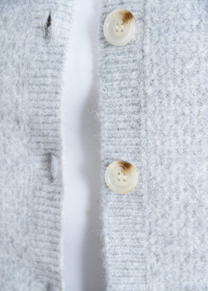  Lottie Stitch Detail Cardigan, Grey | RD Style