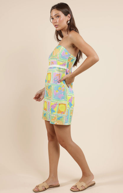  Mimosa Tube Mini Dress, Multi | Sadie & Sage