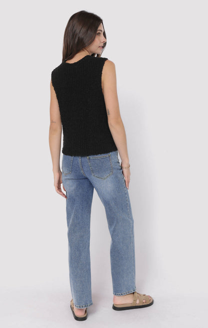  Arlo Cardi Vest, Black | Sadie & Sage