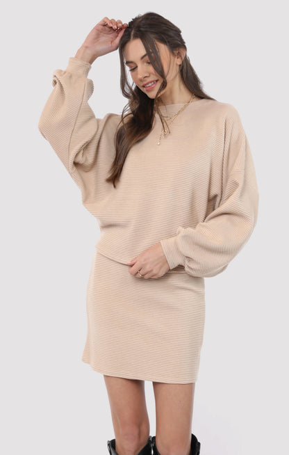  On A Stroll Dolman Sleeve Top, Cream | Sadie & Sage