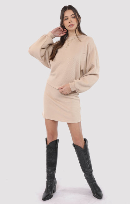  On A Stroll Dolman Sleeve Top, Cream | Sadie & Sage