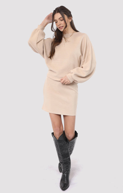 On A Stroll Dolman Sleeve Top, Cream | Sadie & Sage