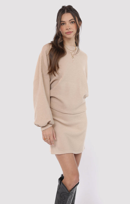  On A Stroll Dolman Sleeve Top, Cream | Sadie & Sage
