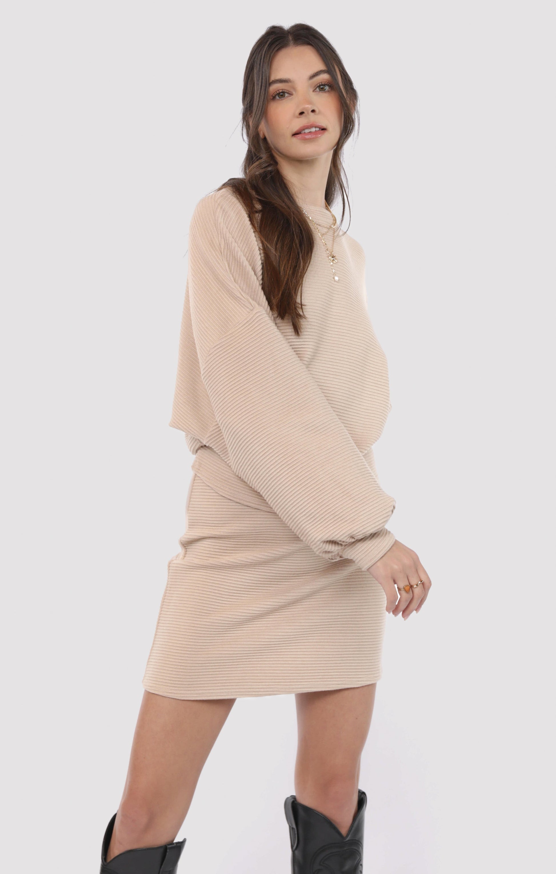  On A Stroll Dolman Sleeve Top, Cream | Sadie & Sage