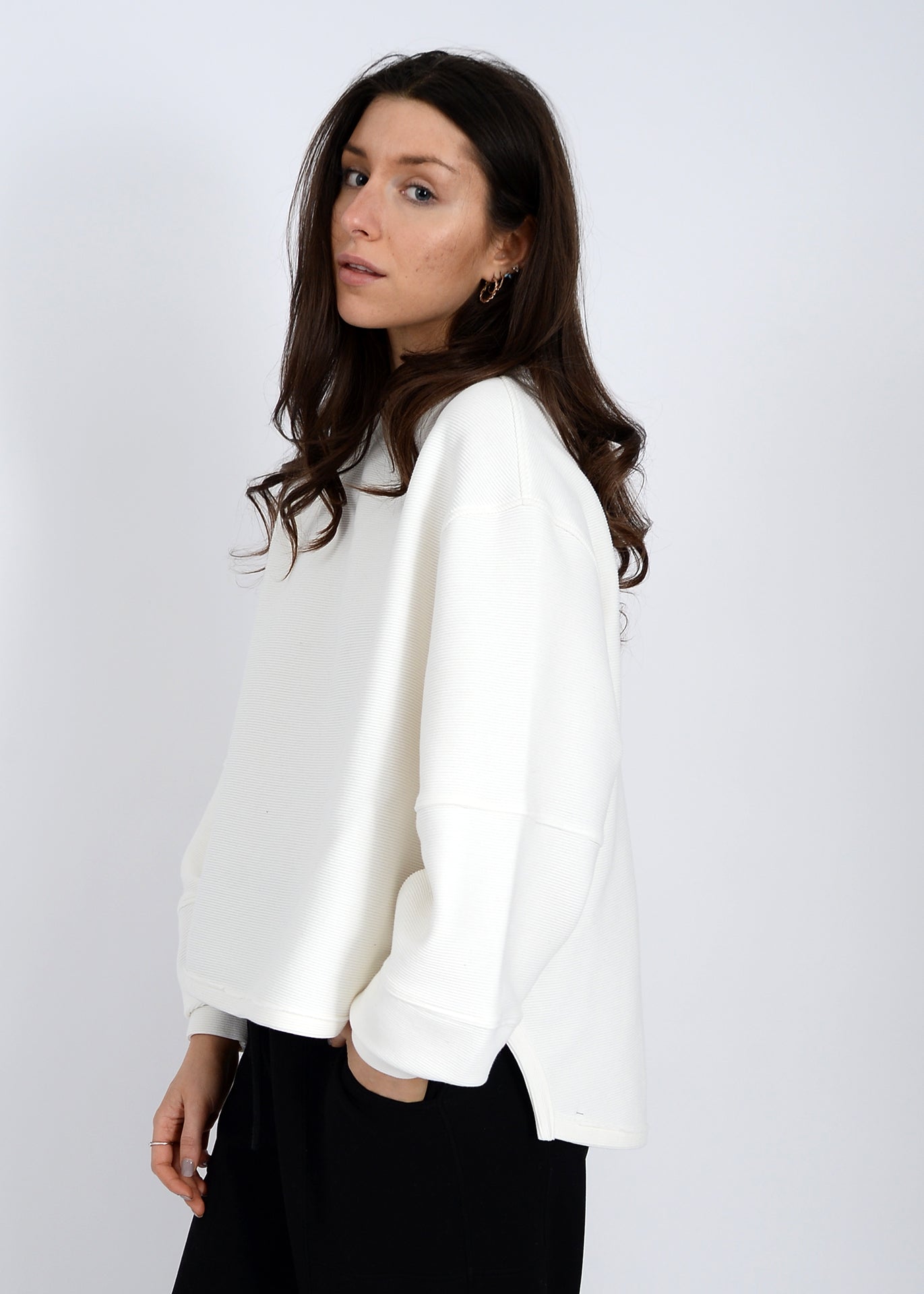  Lucina Ottoman Knit High Low Top, Calla Lilly | RD Style