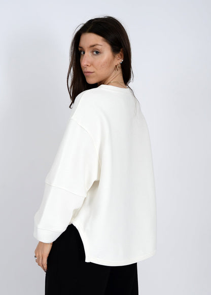  Lucina Ottoman Knit High Low Top, Calla Lilly | RD Style