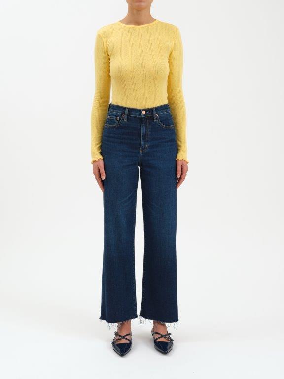  Pleaser High Rise Wide Ankle Jeans, Magic Hour | Daze
