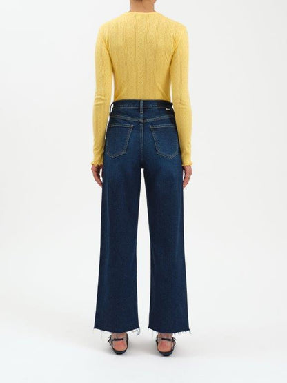  Pleaser High Rise Wide Ankle Jeans, Magic Hour | Daze