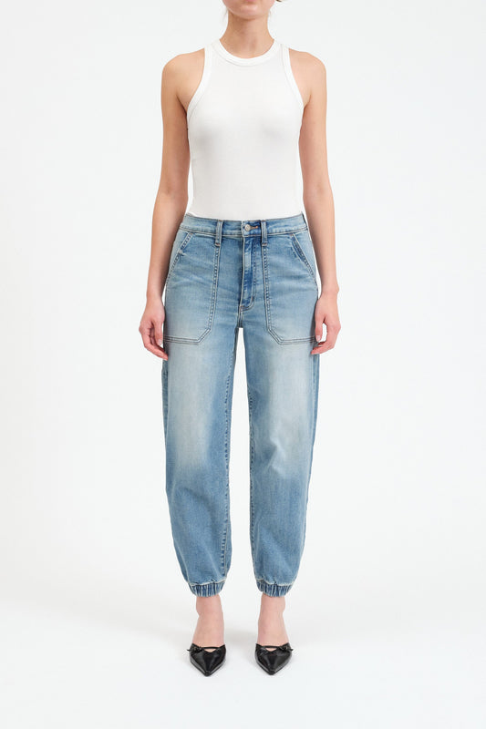  The Champ High Rise Jogger Jeans, Wings | Daze