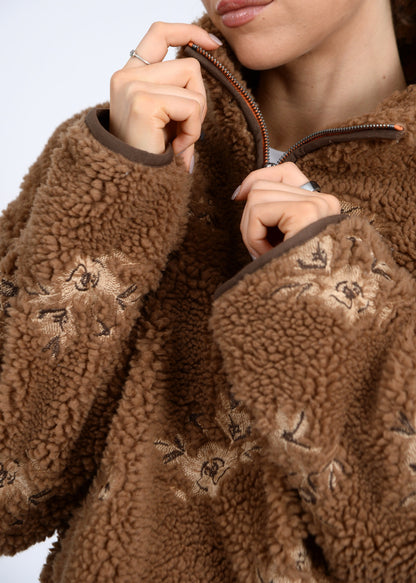 Poppy Anorak Jacket, Caramel Beige | RD Style