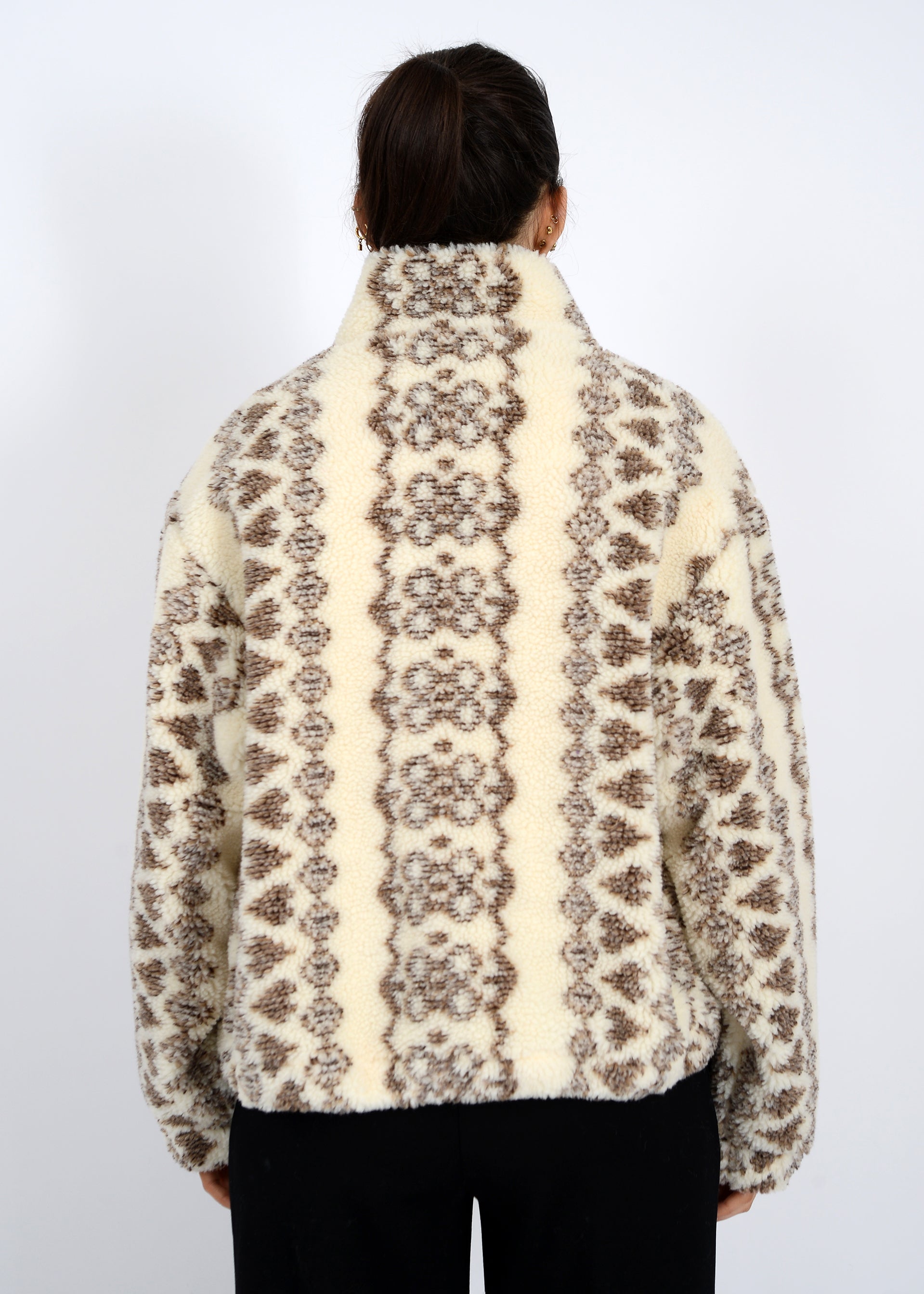  Whistler Sherpa Zip Front Jacket, Brown | RD Style