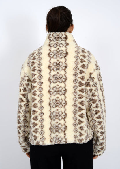  Whistler Sherpa Zip Front Jacket, Brown | RD Style