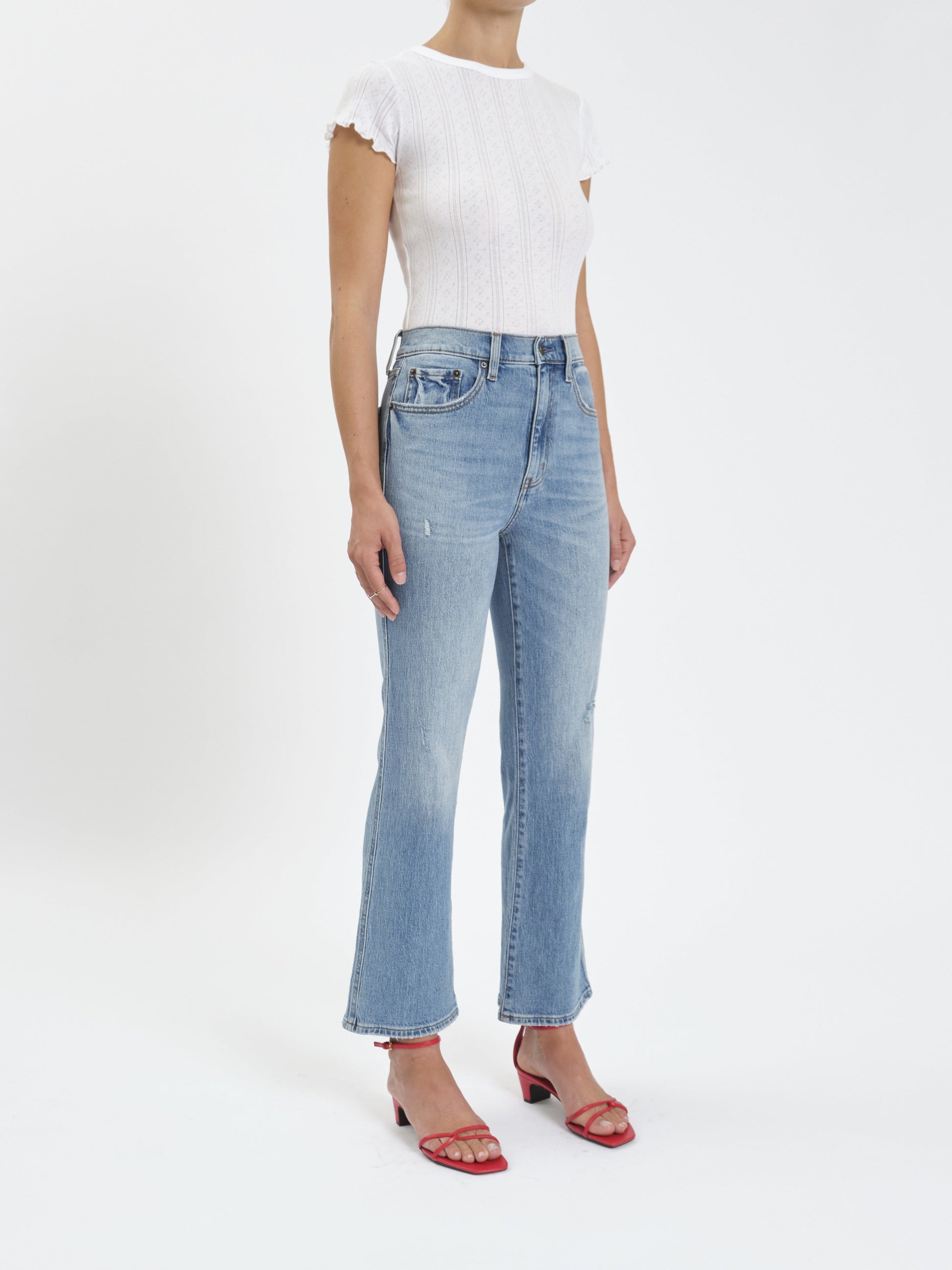  Soho Ankle Flare Jean, Be Mine Vintage | Daze