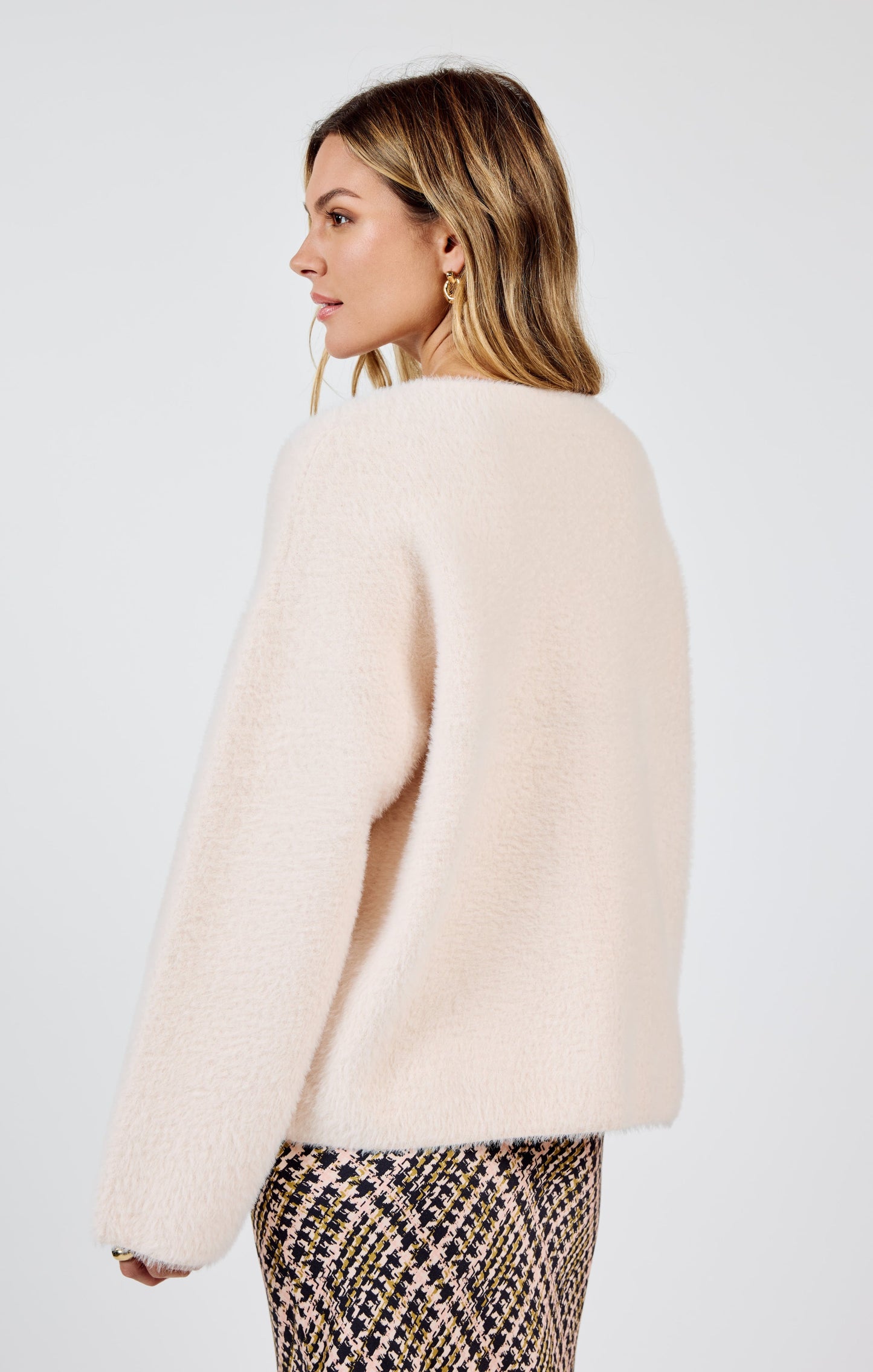  Consistency Soft Cardigan Coat, Light Blush | Sadie & Sage