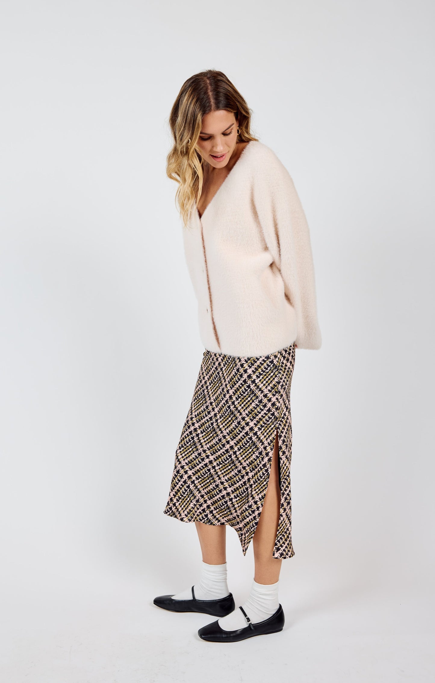  Consistency Soft Cardigan Coat, Light Blush | Sadie & Sage