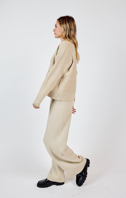  Kelsie Knit Pants, Stone | Sadie & Sage