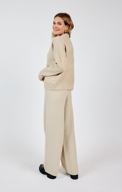  Kelsie Knit Pants, Stone | Sadie & Sage