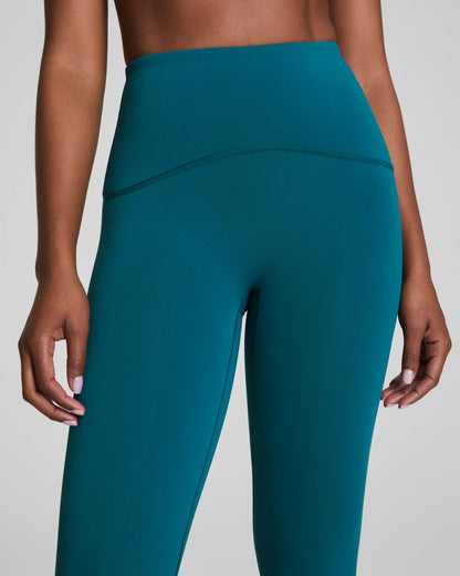  Secret Sweat 7/8 Leggings, Light Emerald Bay | SPANX