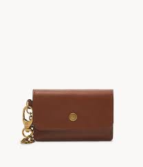  Valerie Card Case, Brown | FOSSIL