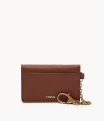 Valerie Card Case, Brown | FOSSIL